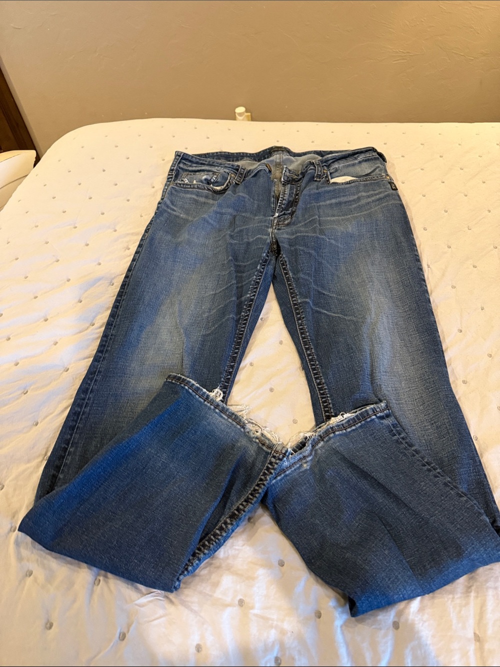 Silver Jeans Bootcut Jeans in Blue Wash - Craig 38x34